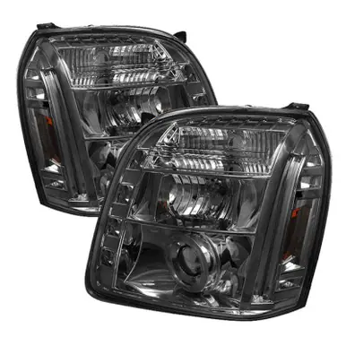 Spyder GMC Yukon 07-14/Yukon Denali 07-14 Projector Headlights LED Halo LED Smke PRO-YD-GY07-HL-SM - 5029348 Free Shipping