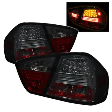 Bulk Order Spyder BMW E90 3-Series 06-08 4Dr LED Tail Lights Smoke ALT-YD-BE9006-LED-SM - 5000927