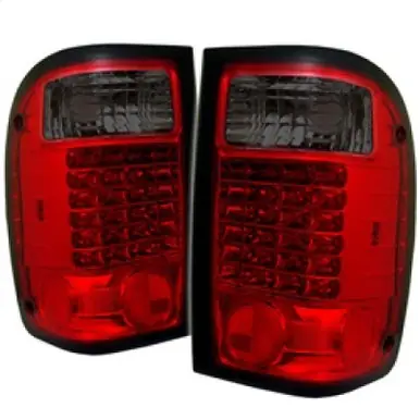 Crafted Spyder Ford Ranger 01-05 LED Tail Lights Red Smoke ALT-YD-FR98-LED-RS - 5003867