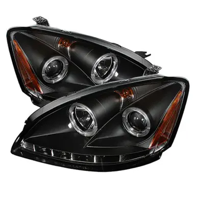 Flash Sale Spyder Nissan Altima 02-04 Projector Headlights Halogen Model- LED Halo LED Blk PRO-YD-NA02-HL-BK - 5008077