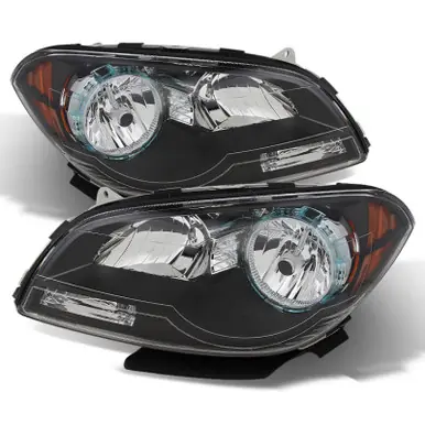Xtune Chevy Malibu 2008-2012 Crystal Headlights Black HD-JH-CMA08-AM-BK - 9026010 Discount