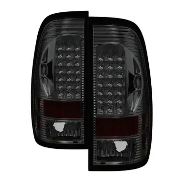 Xtune Ford F150 Styleside 97-03 / F250/350/450/550 99-07 LED Tail Lights Smoke ALT-ON-FF15097-LED-SM - 5012968 Best Price