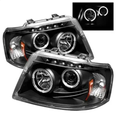 Spyder Ford Expedition 03-06 Projector Headlights LED Halo LED Blk (Not Included) PRO-YD-FE03-HL-BK - 5010117 Free Returns