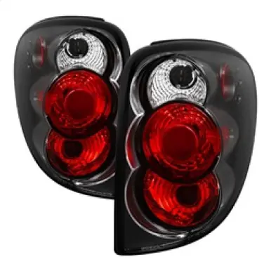 Spyder Dodge Caravan/Grand Caravan 01-07 Euro Style Tail Lights Black ALT-YD-DC01-BK - 5002211 Buy Today