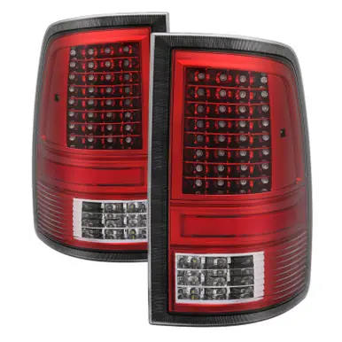 Factory Price xTune Dodge Ram 1500 09-14 Incandescent Model Only LED Tail Lights - Red Clear ALT-JH-DR09-LED-CS-RC - 9037498