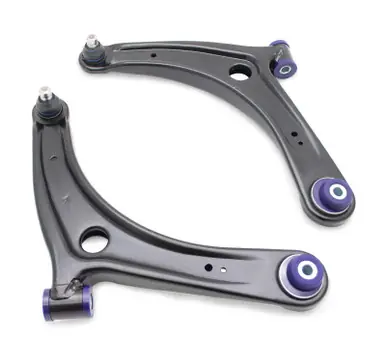Grab Now SuperPro 2008 Mitsubishi Lancer GTS Front Lower Control Arm Set w/ Bushings - w/ Positive Caster - TRC1023