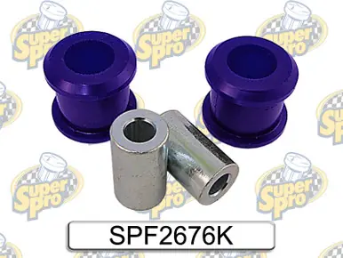 Brand New SuperPro 1993 Mazda RX-7 Base Lower Rear Toe Control Arm Outer Bushing Kit - SPF2676K