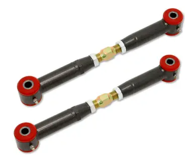 BMR 10-15 5th Gen Camaro Rear Adj. Toe Rods (Polyurethane) - Black Hammertone - TR003H Place Order