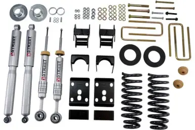 Belltech Lowering Kit 09-13 Ford F150 Ext Cab Short Bed 2WD 2in or 3in F/4in Rear w/ Shocks - 981SP Modern