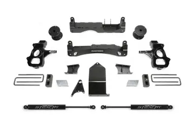One Day Deal Fabtech 14-18 GM C/K1500 P/U w/oE Forg Stl UCA 4in Basic Sys w/Stealth - K1116M