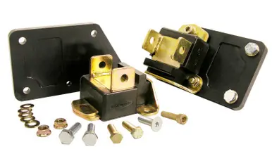 Holiday Sale Prothane Chevy LS1 Motor Mount Adapter Kit - Type B - Black - 7-520-BL