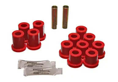 Worldwide Shipping Energy Suspension 56-57 Chevy Bel Air Rear Leaf Spring Bushing Set - 3.2119R