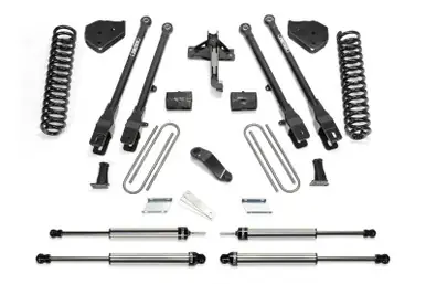 Exclusive Offer Fabtech 17-21 Ford F250/F350 4WD Diesel 4in 4Link Sys w/Coils & Dlss Shks - K2216DL