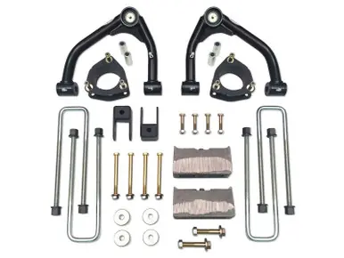 Limited Offer Tuff Country 14-18 Chevy Silverado 1500 4wd 4in Lift Kit (w/1 Pc OE Cast Stl Up Arms SX8000) - 14059KN