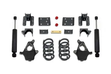 MaxTrac 07-13 GM C/K1500 2WD/4WD Extended/Crew Cab 3in/5in Lowering Kit - KS331335-8 Worldwide Shipping