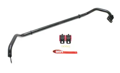 Time-Limited BMR 10-12 5th Gen Camaro Front Hollow 29mm Adj. Sway Bar Kit w/ Bushings - Black Hammertone - SB016H