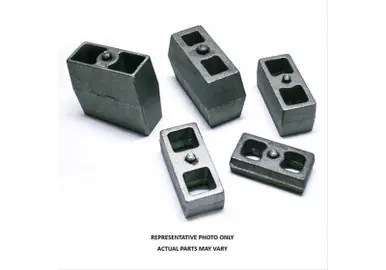 Free Returns Superlift Universal Application - Rear Lift Block - 4in Lift - w/ 5/8 Pins - Pair - 046-2