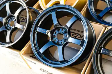 Limited Offer Gram Lights 57DR 18x9.5 +38 5-120 DARK BLUE CHROME COATING