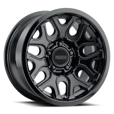 Genuine Method MR322 / 18x9 / 8x180 BP / 18ET / 5.68in BS / 130.81mm CB - Gloss Black Wheel - MR322890881318