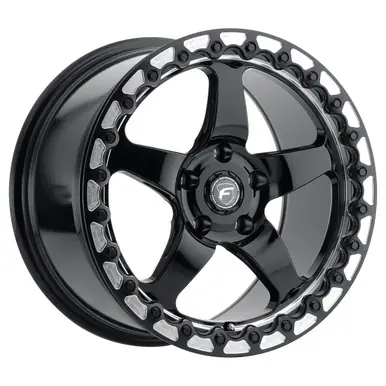 Buy Today Forgestar D5 17x10 / 5x114.3 BP / ET00 / 5.5in BS Gloss Black Wheel - F00170067P00