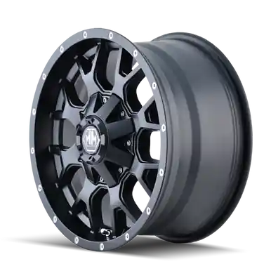 Next Day Delivery Mayhem 8015 Warrior 20x10 / 5x127 BP / -25mm Offset / 87mm Hub Matte Black Wheel - 8015-2152MB