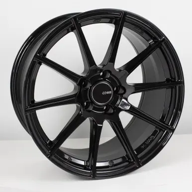 Enkei TS10 17x9 5x100 45mm Offset 72.6mm Bore Black Wheel *Min Order Qty 40* - 499-790-8045BK Trending