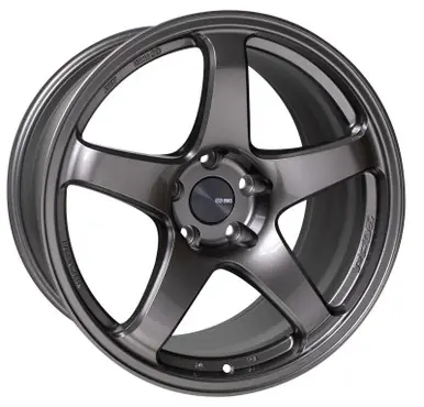 Enkei PF05 18x8.5 5x114.3 38mm Offset 75mm Bore Dark Silver Wheel - 527-885-6538DS Direct From Factory