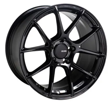 Flash Sale Enkei TS-V 17x8 5x100 45mm Offset 72.6mm Bore Gloss Black Wheel - 522-780-8045BK