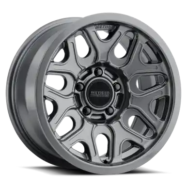 Direct From Manufacturer Method MR322 / 18x9 / 6x5.5 BP / 18ET / 5.68in BS / 106.25mm CB - Gloss Titanium Wheel - MR32289060818