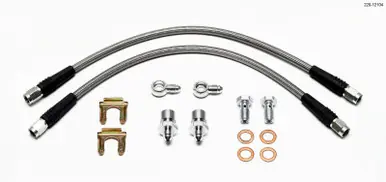 Discount Wilwood Flexline Kit D52 Caliper 14in w/ Banjo 10mm -3/8-24 Chassis - 220-12104