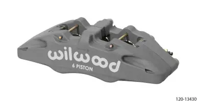 Get Yours Wilwood DynaPro DP6 Lug Mount Anodized Alum. Caliper 1.62in/1.38in/1.38in Piston .38in Rotor - Right - 120-13430