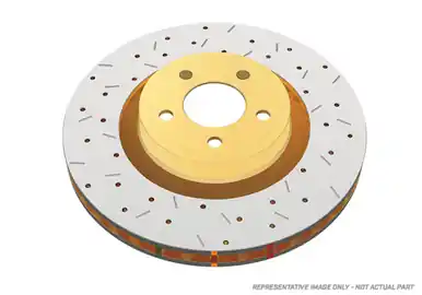 Price Drop DBA 02-08 Porsche 911 (w/Iron Rotor) Front 4000 Series Drilled & Slotted Rotor - DBA42396XS
