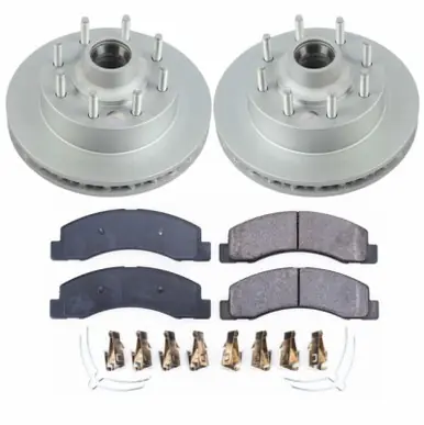 Secure Checkout Power Stop 03-05 Ford Excursion Front Z17 Evolution Geomet Coated Brake Kit - CRK1392