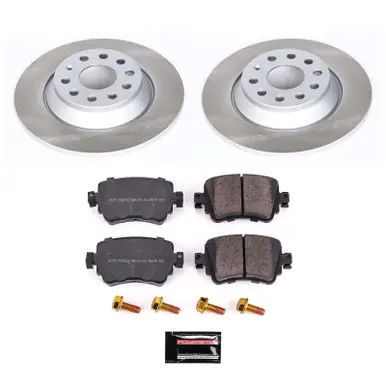 Best Choice Power Stop 16-18 Audi Q3 Quattro Rear Semi-Coated Rotor Kit - SC7707