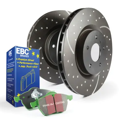 Affordable EBC S10 Kits Greenstuff Pads and GD Rotors - S10KF1633