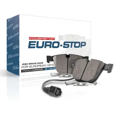 Exclusive Power Stop 10-14 Volvo XC90 Euro-Stop ECE-R90 Front Brake Pads - ESP1172