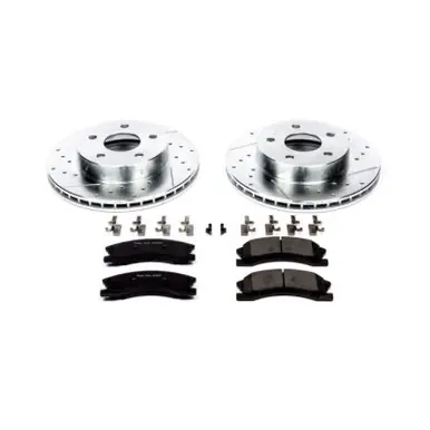 Shop Now Power Stop 99-04 Jeep Grand Cherokee Front Z23 Evolution Sport Brake Kit - K2149