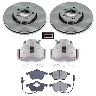 Viral Power Stop 99-04 Audi A4 Front Autospecialty Brake Kit w/Calipers - KCOE528