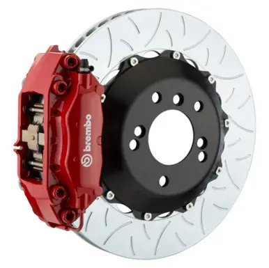 Brembo 06 330i Rear GT BBK 4 Piston Cast 345x28 2pc Rotor Slotted Type3-Red - 2P3.8011A2 Limited Time