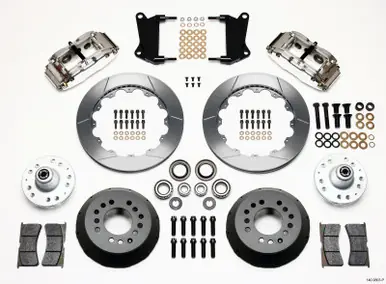 Wilwood Narrow Superlite 6R Front Hub Kit 12.88in Polished 67-69 Camaro 64-72 Nova Chevelle - 140-9803-P Sale