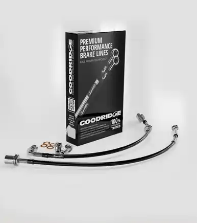 Goodridge 96-00 Honda Civic Stainless Steel Front Brake Lines - 20019F Flash Sale