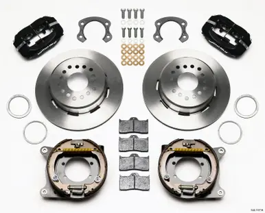 Wilwood Forged Dynalite P/S Park Brake Kit Ford 8.8 Special w/2.50in Offset-5 Lug - 140-13719 Weekend Sale