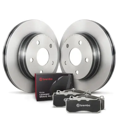 Markdown Brembo OE 17-20 Audi A4 Rear Disc Brake Kit - KT00979