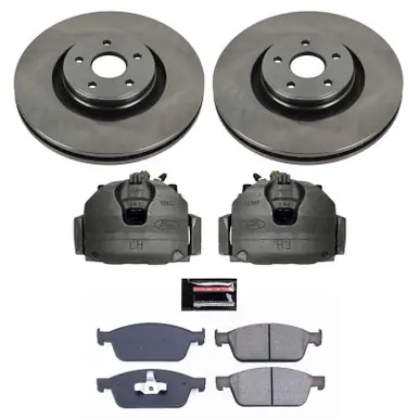 Today Only Power Stop 13-14 Ford Focus Front Autospecialty Brake Kit w/Calipers - KCOE7146