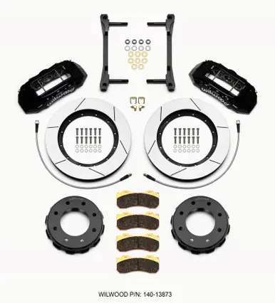 Certified Wilwood TX6R Front Kit 15.00in Black 2011-2015 GM Truck/SUV 2500 - 140-13873