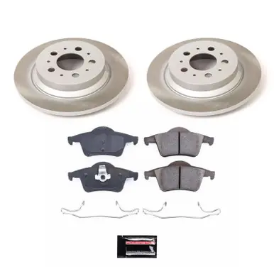 Get Yours Power Stop 03-07 Volvo XC70 Rear Semi-Coated Rotor Kit - SC5196
