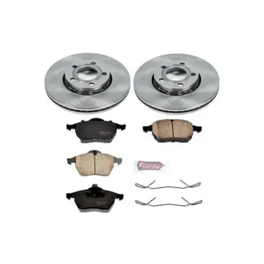 Crafted Power Stop 96-98 Audi A4 Front Autospecialty Brake Kit - KOE3103