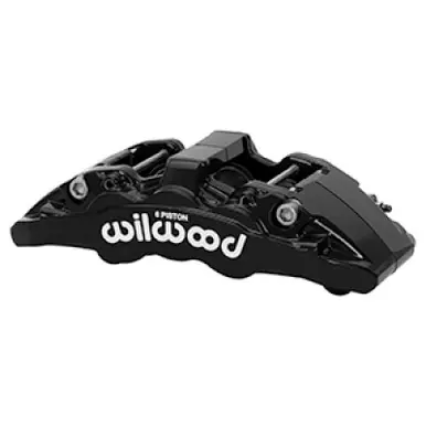 Wilwood Aero6-DM Caliper L/H Black w/ Logo 6.52in Piston 1.30in Disc - 120-17459-BK Wholesale