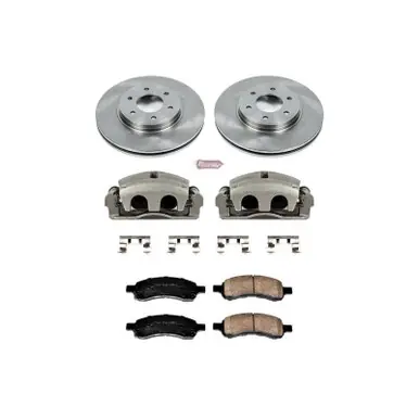 Top Pick Power Stop 06-09 Chevrolet Trailblazer Front Autospecialty Brake Kit w/Calipers - KCOE1453