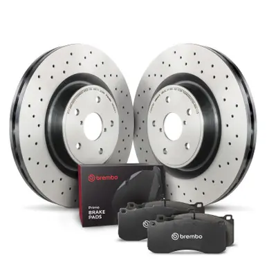 Brembo OE Front Disc Brake Kit - KT04446 Best Choice